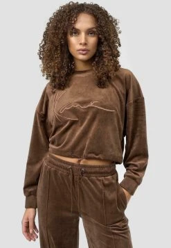 Rabatt ❤️ Karl Kani Sweatshirt - Brown, Damen 🥰