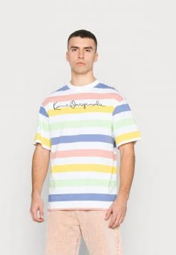 Brandneu 😍 Karl Kani ORIGINALS STRIPE TEE - T-Shirt Print - Mint, Unisex ⌛