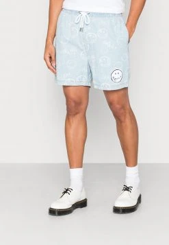 Bestes Angebot 🎉 KARL KANI X SMILEY® SIGNATURE RESORT - Shorts - Bleached Blue, Herren 😉
