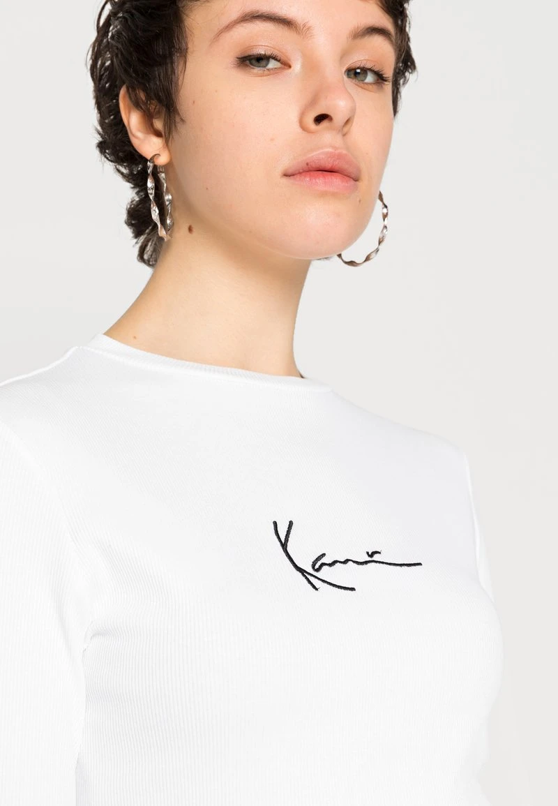 Großhandel ❤️ Karl Kani SMALL SIGNATURE - Langarmshirt - White, Damen ⭐ 7 Großhandel ❤️ Karl Kani SMALL SIGNATURE - Langarmshirt - White, Damen ⭐ – Bild 5