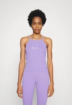 Neu 🤩 Karl Kani SMALL SIGNATURE - Top - Purple, Damen 🎉