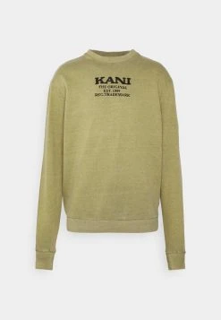 Blitzangebot ✔️ Karl Kani RETRO WASHED CREW UNISEX - Sweatshirt - Dark Green ✨ -Karl Kani Verkäufe 8f087cead65a45babf8ddec75643f5d2