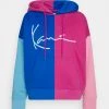 Aktion ⭐ Karl Kani SIGNATURE BLOCK HOODIE - Kapuzenpullover - Blue/pink, Damen 🎁