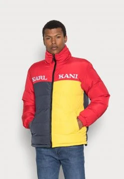 Rabatt 😉 Karl Kani UNISEX RETRO REVERSIBLE BLOCK PUFFER JACKET RED - Winterjacke - Red 🎁