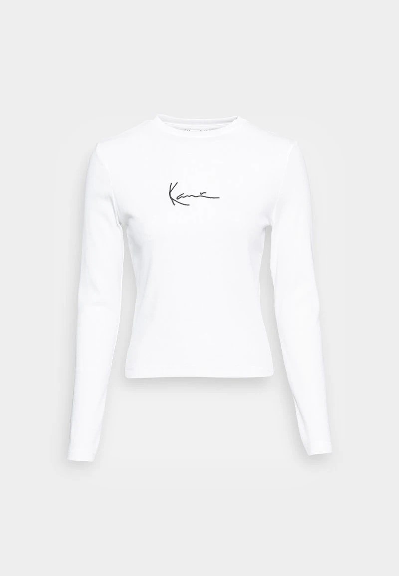 Großhandel ❤️ Karl Kani SMALL SIGNATURE - Langarmshirt - White, Damen ⭐ 6 Großhandel ❤️ Karl Kani SMALL SIGNATURE - Langarmshirt - White, Damen ⭐ – Bild 4