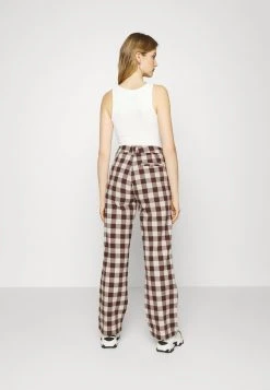 Beste Bewertungen von 🔔 Karl Kani RETRO WIDE LEG CHECK PANTS - Stoffhose - Sand, Damen 💯 -Karl Kani Verkäufe 929de30861a04f648011c50ad69ee057