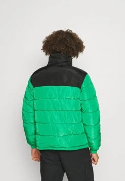 Schlussverkauf ✔️ Karl Kani RETRO BLOCK PUFFER JACKET UNISEX - Winterjacke - Black/green 😀 -Karl Kani Verkäufe 929f12af5e2a4e20afa71d59f878bb86