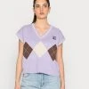 Billig ✨ Karl Kani VEST - Strickpullover - Purple, Damen ⌛ -Karl Kani Verkäufe 9558758b8ac5413cb5ed21baaa952cea