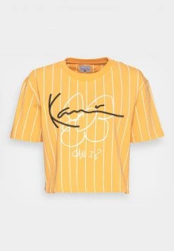 Top 10 ⭐ Karl Kani SIGNATURE CROP TEE - T-Shirt Print - Light Orange, Damen ❤️ -Karl Kani Verkäufe 96605d2cabb549a4b41d4321290b338c