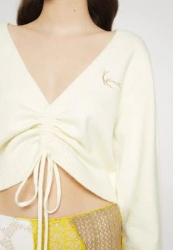 Budget 🔥 Karl Kani CHEST SIGNATURE GATHERED CREW - Strickpullover - Off White, Damen 🎉 -Karl Kani Verkäufe 9794ed7678144e6d8c647bd77e7330c8