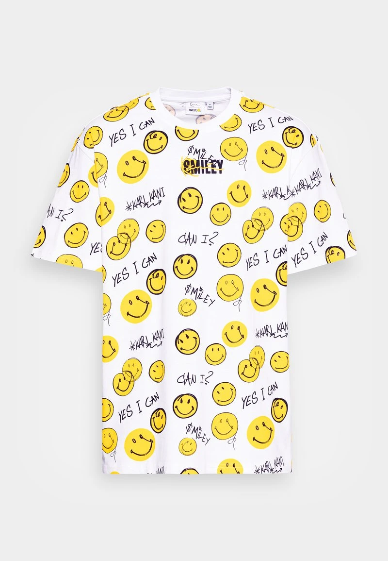Neu 🤩 KARL KANI X SMILEY® SMALL SIGNATURE TEE UNISEX - T-Shirt Print - White 🔔 6 Neu 🤩 KARL KANI X SMILEY® SMALL SIGNATURE TEE UNISEX - T-Shirt Print - White 🔔 – Bild 4