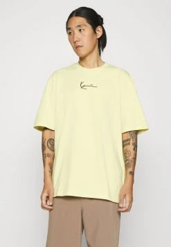Angebote 🤩 Karl Kani UNISEX SMALL SIGNATURE TEE - T-Shirt Print - Light Yellow ✨