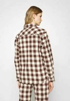 Besorgen ❤️ Karl Kani CHEST SIGNATURE FLANNEL - Hemdbluse - Sand/brown, Damen 😀 -Karl Kani Verkäufe 9e00f1029fab436da38542a527b1cc1a