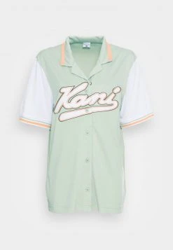 Billig 😉 Karl Kani VARSITY BLOCK ⚾ BASEBALL - T-Shirt Print - Cream, Damen 💯 -Karl Kani Verkäufe a3264e5f31e7451692b2d561bf46f902