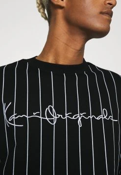 Bestes Angebot 🔔 Karl Kani UNISEX ORIGINALS PINSTRIPE CREW - Sweatshirt - Black 🧨 -Karl Kani Verkäufe a3719eefe3cd4d5fa3351dfac4d79331