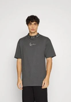 Bestpreis ✨ Karl Kani SMALL SIGNATURE TAPE TEE UNISEX - T-Shirt Print - Black 😉