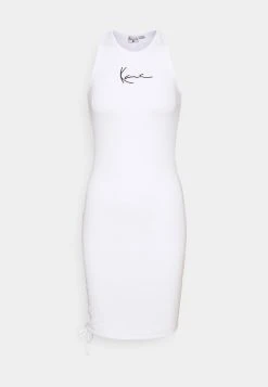 Aktion ✨ Karl Kani SMALL SIGNATURE GATHERED DRESS - Etuikleid - White, Damen 🤩 -Karl Kani Verkäufe aa4822a69d804d45ad6c8356646d9f60