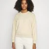 Am billigsten ✔️ Karl Kani SMALL SIGNATURE CREW - Sweatshirt - Light Sand, Damen 🎁