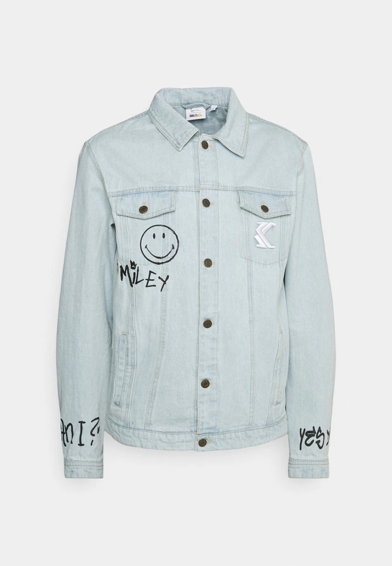 Billig ❤️ KARL KANI X SMILEY® RETRO SCRIBBLE JACKET UNISEX - 🧨 Jeansjacke - Bleached Blue ✨ 8 Billig ❤️ KARL KANI X SMILEY® RETRO SCRIBBLE JACKET UNISEX - 🧨 Jeansjacke - Bleached Blue ✨ – Bild 6