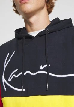 Billig 😉 Karl Kani SIGNATURE BLOCK TEDDY HOODIE UNISEX - Kapuzenpullover - Yellow 💯 -Karl Kani Verkäufe b1060acf9e744504980a8ded4e88baa5