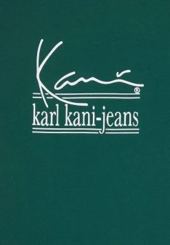 Brandneu 😍 Karl Kani UNISEX SIGNATURE TEE - T-Shirt Print - Green ❤️ -Karl Kani Verkäufe b11dda069ed143f1a83eb05b9674b3c4