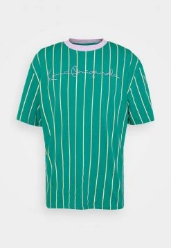 Auslauf 👍 Karl Kani ORIGINALS PINSTRIPE TEE UNISEX - T-Shirt Print - Green 😀 -Karl Kani Verkäufe b1549072c49144e1b0107b32f4835329