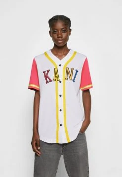 Rabatt ❤️ Karl Kani COLLEGE BLOCK ⚾ BASEBALL - T-Shirt Print - White, Damen 👏 -Karl Kani Verkäufe b1daf50942a047eaa1f38832a1e9ba30