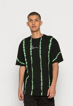 Rabatt ✔️ Karl Kani SMALL SIGNATURE TIE DYE TEE UNISEX - T-Shirt Basic - Black 🌟