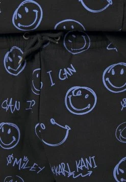 Neu ⌛ KARL KANI X SMILEY® SIGNATURE REGULAR FIT UNISEX - Jogginghose - Black ⭐ -Karl Kani Verkäufe b49fefd2e0e94fb9943aa6c4023e7193