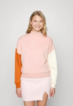 Blitzangebot 😉 Karl Kani SMALL SIGNATURE BLOCK CREW - Sweatshirt - Rose, Damen 🧨
