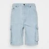 Coupon ⌛ Karl Kani RETRO CARGO - Jeans Shorts - Light Blue, Herren 🎁 -Karl Kani Verkäufe b77a70c5299546228de2cd07e6d73c7c