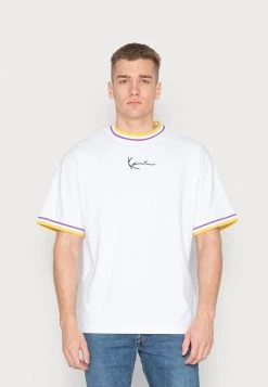 Angebote ⌛ Karl Kani SIGNATURE TEE UNISEX - T-Shirt Basic - White 🎉