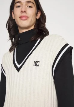 Bester Verkauf 🥰 Karl Kani Strickpullover - Cream, Herren ✨ -Karl Kani Verkäufe b81c00bda6ef47aab745d278fee2f492