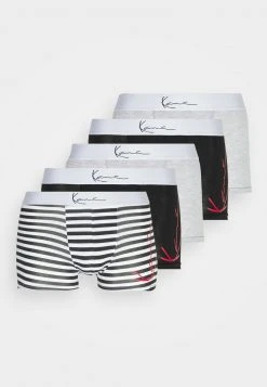 Am billigsten 👏 Karl Kani RETRO TAPE BOXER BRIEF 5 PACK - Panties - Grey/black, Herren 🔔