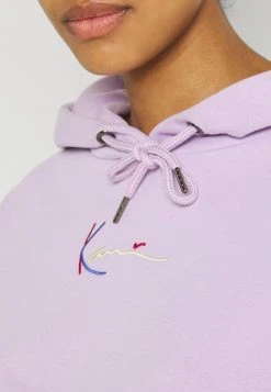 Budget ⌛ Karl Kani SMALL SIGNATURE HOODIE - Sweatshirt - Lilac, Damen 🎉 -Karl Kani Verkäufe ba5aa4e56a444ef88516cde32a2164cc