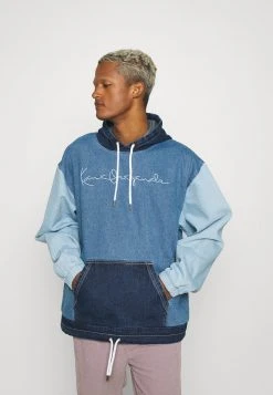 Großhandel ✨ Karl Kani ORIGINALS BLOCK HOODIE - Kapuzenpullover - Blue, Herren ⭐