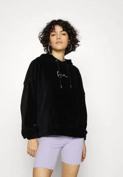 Top 10 🎁 Karl Kani SMALL SIGNATURE HOODIE - Kapuzenpullover - Black, Damen 🛒