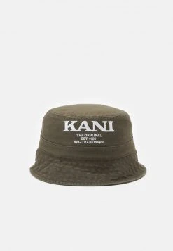 Bestpreis 🔔 Karl Kani RETRO WASHED BUCKET HAT UNISEX - Hut - Green 👍