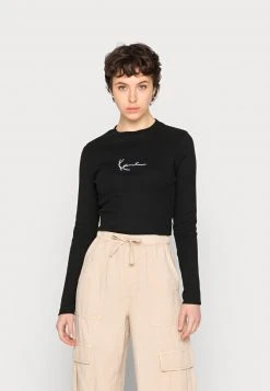 Bestes Angebot 👏 Karl Kani SMALL SIGNATURE - Langarmshirt - Black, Damen 💯
