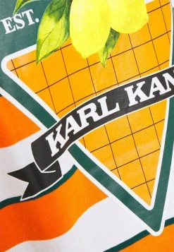 Bestes Angebot 🎉 Karl Kani SMALL SIGNATURE STRIPE TEE UNISEX - T-Shirt Print - Orange 🔔 -Karl Kani Verkäufe c40858df1e47405dab7d33e6702dc657