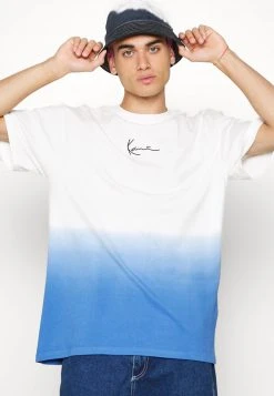 Bestes Angebot 👍 Karl Kani SMALL SIGNATURE GRADIENT TEE UNISEX - T-Shirt Print - Blue 🥰 -Karl Kani Verkäufe c7299a8ef9864eff83dc3813ff3eeef4