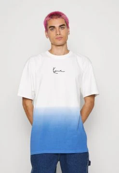 Bestes Angebot 👍 Karl Kani SMALL SIGNATURE GRADIENT TEE UNISEX - T-Shirt Print - Blue 🥰