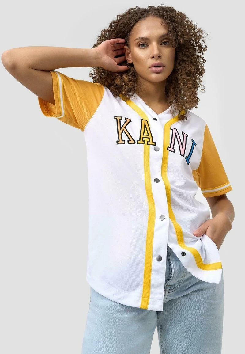 Bestpreis 😍 Karl Kani Bluse - White, Damen 💯 3 Bestpreis 😍 Karl Kani Bluse - White, Damen 💯