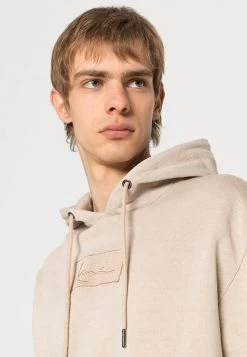 Billig 🔥 Karl Kani SIGNATURE BOX HOODIE UNISEX - Kapuzenpullover - Taupe 🎉 -Karl Kani Verkäufe cb1fec90370e4e62b2702796fa9455d9
