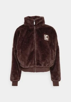 Besorgen 😍 Karl Kani SIGNATURE JACKET - Fleecejacke - Brown, Damen ❤️ -Karl Kani Verkäufe cbde759b9fe24330888f43387acd0a4f