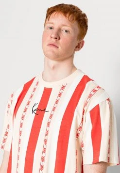 Auslauf 🌟 Karl Kani SMALL SIGNATURE STRIPE TEE UNISEX - T-Shirt Print - Red ❤️ -Karl Kani Verkäufe cc76cc49c71246bcbdffa268295f3e3a