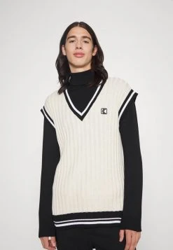 Bester Verkauf 🥰 Karl Kani Strickpullover - Cream, Herren ✨