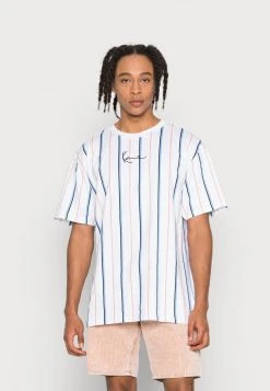 Auslauf 👏 Karl Kani SIGNATURE PINSTRIPE TEE UNISEX - T-Shirt Print - Multicolor ❤️