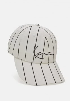 Brandneu 👏 Karl Kani SIGNATURE PINSTRIPE UNISEX - Cap - White ✨ -Karl Kani Verkäufe d388df1d7c4d4259bb6e77f01e978533