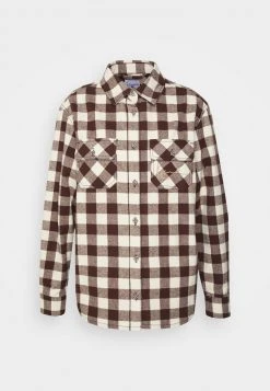 Besorgen ❤️ Karl Kani CHEST SIGNATURE FLANNEL - Hemdbluse - Sand/brown, Damen 😀 -Karl Kani Verkäufe d39ba3b713e64a228e6cc1ea6a27a385